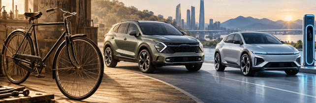 История бренда Kia: от велосипедов до Sportage и электромобилей EV История бренда Kia: от велосипедов до Sportage и электромобилей EV