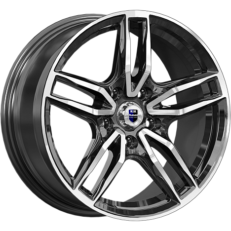 Бартон (КС1110) 8.000xR17 5x114.3 DIA67.1 ET45 алмаз черный