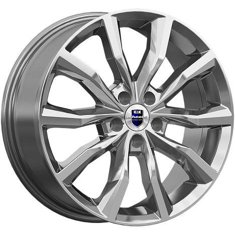 Портер (КС906) 7.500xR18 5x114.3 DIA67.1 ET45 дарк платинум Портер (КС906) 7.500xR18 5x114.3 DIA67.1 ET45 дарк платинум