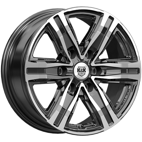 R8 (КС1174) 7.500xR17 6x139.7 DIA67.1 ET38 алмаз черный