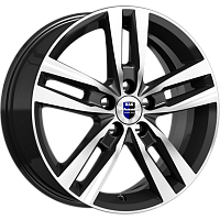Литые диски Rassvet (КС868) 6.500xR16 5x100 DIA67.1 ET38 алмаз черный SK для Toyota Voltz