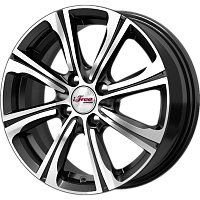 Литые диски Апероль (КС862) 6.000xR15 4x100 DIA67.1 ET40 Блэк Джек для Chevrolet Aveo