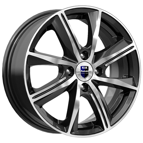 Арнар (КС890) 6.000xR15 4x100 DIA67.1 ET40 алмаз черный SK