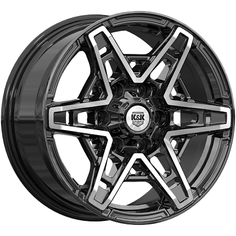 Блэкберн (КС1129) 8.000xR17 6x139.7 DIA75.1 ET42 алмаз черный Блэкберн (КС1129) 8.000xR17 6x139.7 DIA75.1 ET42 алмаз черный