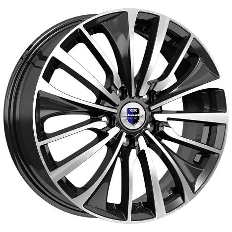 Flanker (КС1097) 6.500xR17 5x112 DIA57.1 ET33 алмаз черный