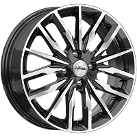 Литые диски Миконос (КС946) 6.000xR16 4x100 DIA60.1 ET41 Блэк Джек для Opel Tigra