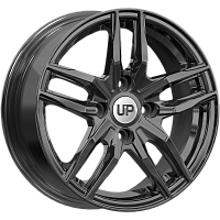 Литые диски Up125 (КС1101) 6.000xR15 4x98 DIA58.5 ET33 New Black для Lada Kalina