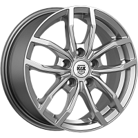 Литые диски Фрост (КС1048) 6.500xR15 5x112 DIA57.1 ET50 дарк платинум