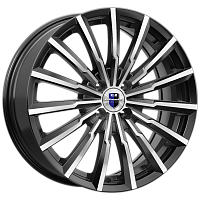 Литые диски Акцент (КС641) 5.500xR14 4x100 DIA67.1 ET39 алмаз черный