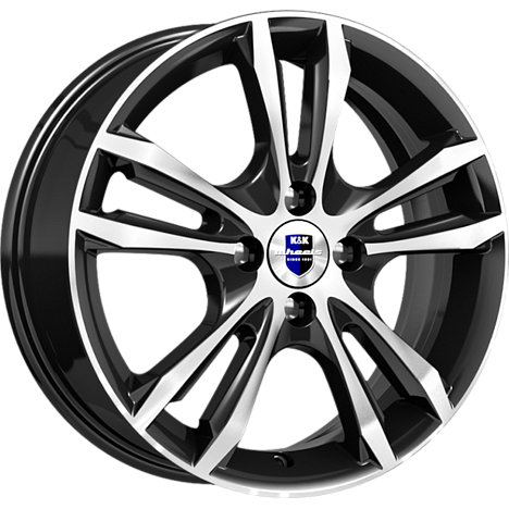 Samara-оригинал (КС866) (КС866) 6.000xR16 4x100 DIA60.1 ET41 алмаз черный SK