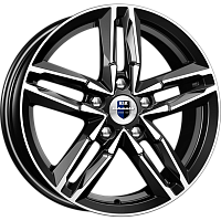 Литые диски Sayan (КС731М) 6.000xR16 5x100 DIA57.1 ET38 алмаз черный для Chrysler Pt Cruiser Cabrio