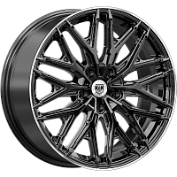Литые диски Клермон (КС1156) 8.000xR19 5x112 DIA66.6 ET45 черный бриллиант