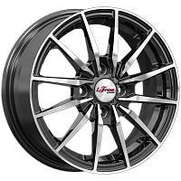 Литые диски Финчер (КС1119) 5.500xR14 4x98 DIA58.5 ET35 Блэк Джек для Lada Kalina