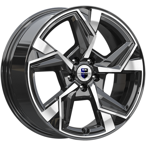 Кайан (КС1012) 7.500xR18 5x114.3 DIA66.6 ET37 алмаз черный Кайан (КС1012) 7.500xR18 5x114.3 DIA66.6 ET37 алмаз черный