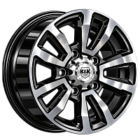 Литые диски Алтай (с колпаком) (КС1224) 7.000xR16 5x139.7 DIA108.5 ET35 алмаз черный Литые диски Алтай (с колпаком) (КС1224) 7.000xR16 5x139.7 DIA108.5 ET35 алмаз черный