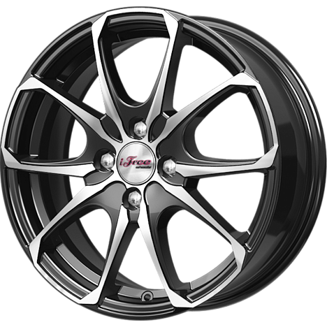 Такеши (КС877) 6.000xR16 4x100 DIA54.1 ET45 Блэк Джек
