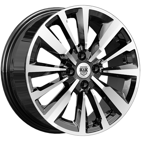 Эрман (КС997) 6.500xR16 4x100 DIA60.1 ET50 алмаз черный