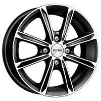 Литые диски Фреш (КС1241) 5.000xR14 4x98 DIA58.5 ET35 Блэк Джек для Lada Kalina Литые диски Фреш (КС1241) 5.000xR14 4x98 DIA58.5 ET35 Блэк Джек для Lada Kalina