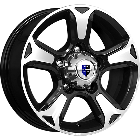 Атлант (КС757) 7.000xR16 5x139.7 DIA98.2 ET35 алмаз черный Атлант (КС757) 7.000xR16 5x139.7 DIA98.2 ET35 алмаз черный