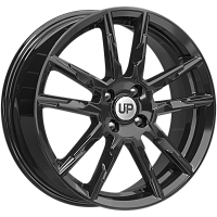 Литые диски Up107 (КС993) 6.500xR17 4x100 DIA54.1 ET45 New Black Литые диски Up107 (КС993) 6.500xR17 4x100 DIA54.1 ET45 New Black