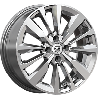 Литые диски Эрман (КС997) 6.500xR16 4x100 DIA54.1 ET49 дарк платинум