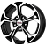 Эрнесто (КС484) 6.500xR15 5x114.3 DIA66.1 ET40 Блэк Джек Эрнесто (КС484) 6.500xR15 5x114.3 DIA66.1 ET40 Блэк Джек