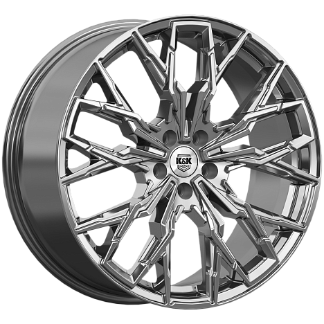 Элерон (КС1168) 9.000xR20 5x114.3 DIA67.1 ET35 дарк платинум Элерон (КС1168) 9.000xR20 5x114.3 DIA67.1 ET35 дарк платинум