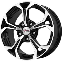 Литые диски Эрнесто (КС484) 6.500xR15 5x108 DIA67.1 ET43 Блэк Джек для Volvo V70