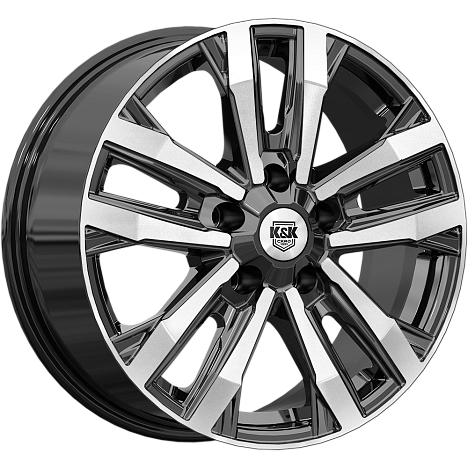 Мичиган (КС1107) 8.000xR18 5x130 DIA71.6 ET56 алмаз черный
