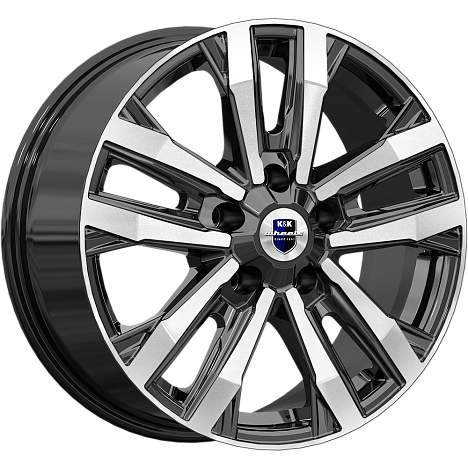 Мичиган (КС1107) 8.000xR18 5x130 DIA71.6 ET56 алмаз черный Мичиган (КС1107) 8.000xR18 5x130 DIA71.6 ET56 алмаз черный