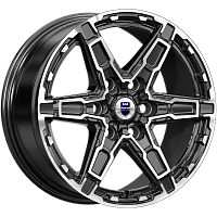 Литые диски Дистрикт (КС1159) 8.000xR18 6x139.7 DIA100.1 ET36 алмаз черный