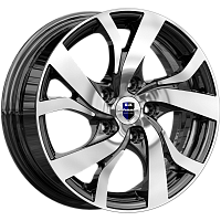 Литые диски Палермо-оригинал (КС607) (КС607) 6.500xR16 5x108 DIA63.35 ET50 алмаз черный для Ford Mondeo