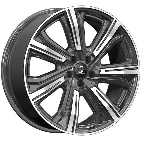Kleemann (КР1067) 8.500xR20 5x108 DIA65.1 ET46 Diamond Black Gris Kleemann (КР1067) 8.500xR20 5x108 DIA65.1 ET46 Diamond Black Gris