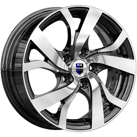 Палермо-оригинал (КС607) (КС607) 6.500xR16 5x112 DIA57.1 ET50 алмаз черный