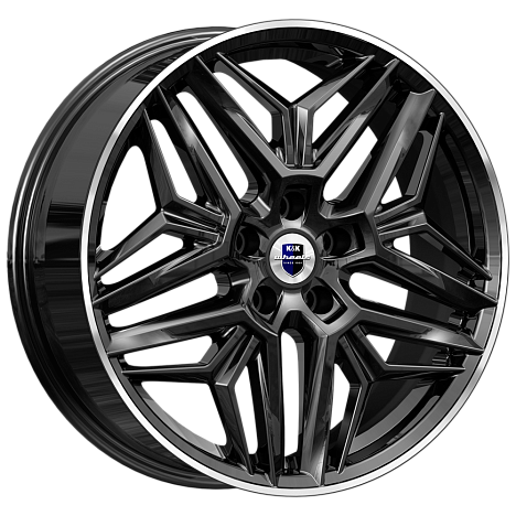 Колумб (КС1038) 7.000xR19 5x114.3 DIA64.1 ET40 алмаз черный