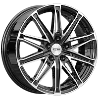 Литые диски Виар (КС1065) 6.500xR17 5x110 DIA65.1 ET35 Блэк Джек для Opel Signum Литые диски Виар (КС1065) 6.500xR17 5x110 DIA65.1 ET35 Блэк Джек для Opel Signum