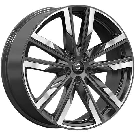 КР014 (20_Geely Tugella) (КР014) 8.000xR20 5x108 DIA63.35 ET46 Diamond Black Gris КР014 (20_Geely Tugella) (КР014) 8.000xR20 5x108 DIA63.35 ET46 Diamond Black Gris