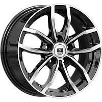 Литые диски Фрост (КС1048) 6.500xR15 5x114.3 DIA60.1 ET39 алмаз черный