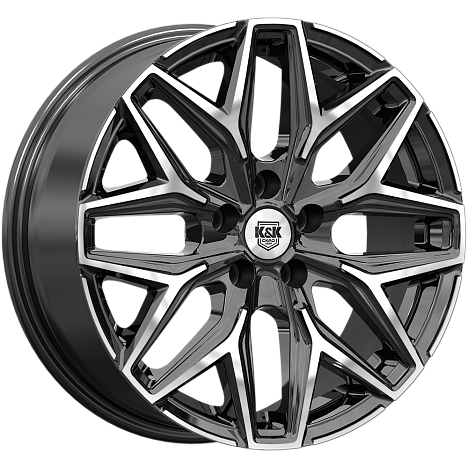 Ариус (КС1187) 7.000xR17 5x110 DIA65.1 ET35 алмаз черный