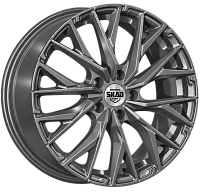 Литые диски АТЕНОР (КЛ1221) 7.000xR18 5x112 DIA57.1 ET43 графит для Skoda