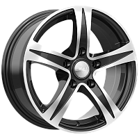 Литые диски SAKURA (КЛ146) 6.500xR15 5x112 DIA57.1 ET35 алмаз
