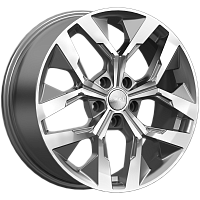 Литые диски ЛАМБЕРТ (КЛ370) 7.500xR18 5x114.3 DIA67.1 ET33 алмаз графит для Hyundai Genesis