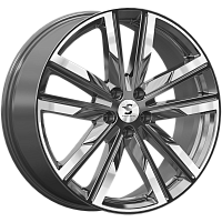 Литые диски КР014 (20_Jetour T2) (КР014) 8.000xR20 5x108 DIA60.1 ET39 Diamond gloss graphite для Kaiyi X7 Kunlun