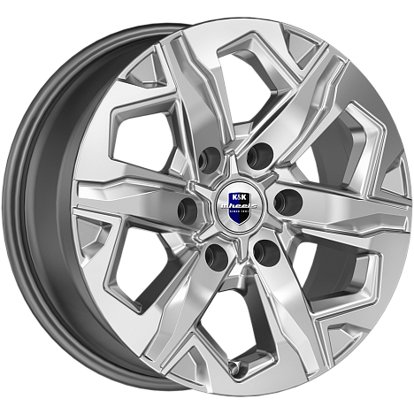 Тейт (КС1050) 7.500xR17 6x139.7 DIA78.1 ET25 дарк платинум Тейт (КС1050) 7.500xR17 6x139.7 DIA78.1 ET25 дарк платинум
