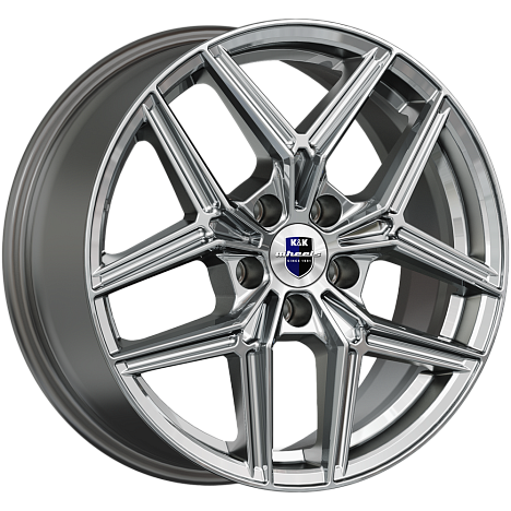 Юнион (КС1025) 7.000xR17 5x108 DIA67.1 ET42 дарк платинум