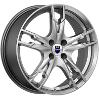 Литые диски Солар (КС875) 7.000xR17 4x100 DIA60.1 ET45 дарк платинум