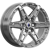 Литые диски Дистрикт (КС1159) 8.000xR18 6x114.3 DIA66.1 ET42 дарк платинум для Nissan Navara Литые диски Дистрикт (КС1159) 8.000xR18 6x114.3 DIA66.1 ET42 дарк платинум для Nissan Navara