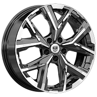 Литые диски Айона (КС1169) 6.500xR18 5x114.3 DIA66.6 ET34 алмаз черный