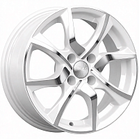 Литые диски ТУЛОН (КЛ233) 6.000xR15 4x100 DIA56.6 ET39 алмаз-белый