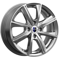 Литые диски Арнар (КС890) 6.000xR15 4x100 DIA67.1 ET45 дарк платинум для Lifan Solano